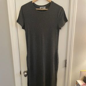 Anthropologie Ribbed Lounge Maxi Dress